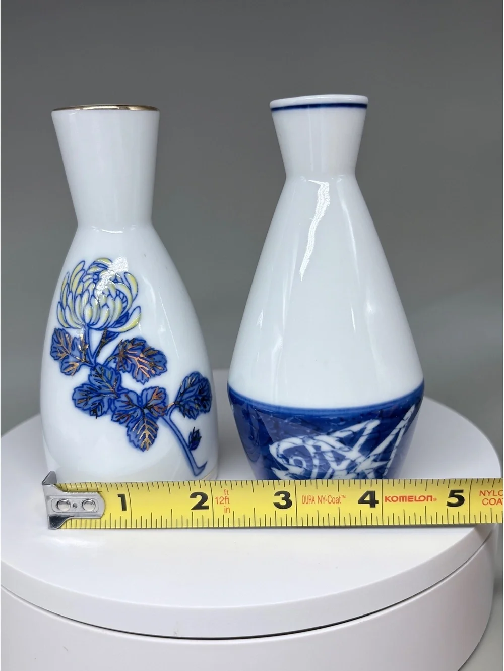 Vintage Kiku-Masamune Japanese Porcelain Sake Bottles - Pair